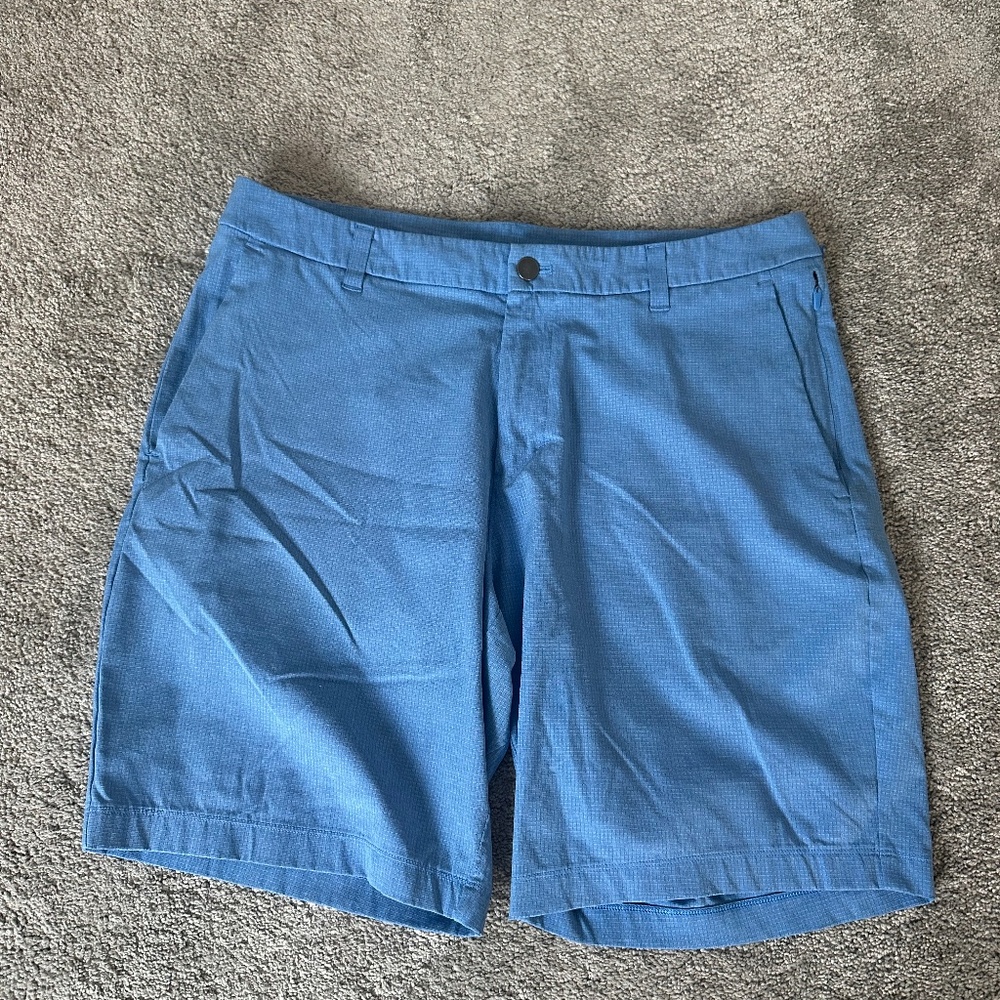 Lululemon Commission Men's Shorts - Blue 34"